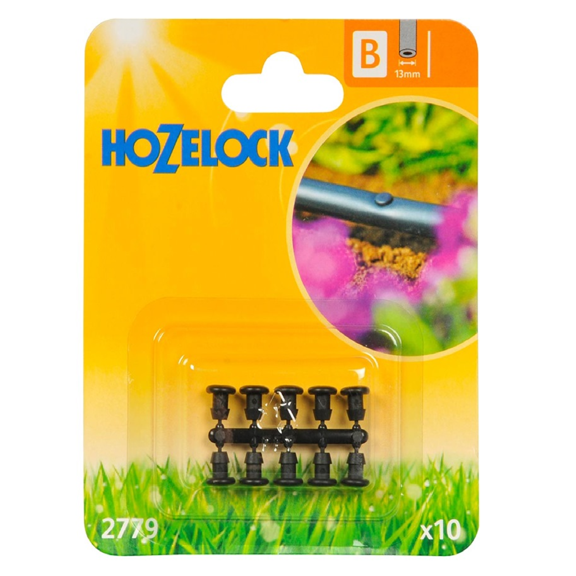 Hozelock BLANKING PLUG For 13MM HARD HOSE 2779, 10PC/Pack